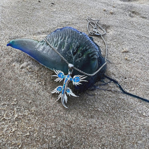 Blue Dragon Opal Necklace